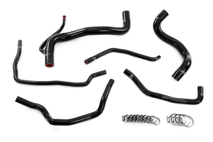 HPS Performance High Temp Reinforced Silicone Radiator Heater and expansion tank Coolant Hose Kit Black 57-2149-BLK