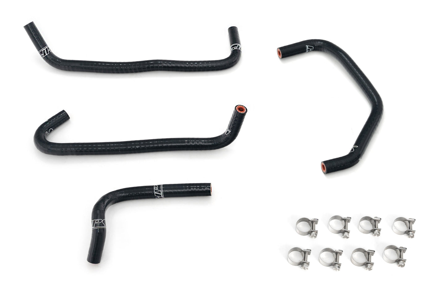 HPS Performance High Temp Reinforced Silicone Ancillary Coolant Hose Kit Black 57-2156-BLK