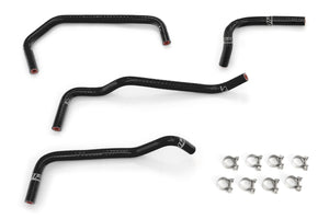 HPS Performance High Temp Reinforced Silicone Ancillary Coolant Hose Kit Black 57-2157-BLK