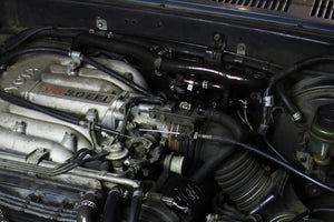 HPS Performance High Temp Reinforced Silicone Heater Coolant Hose Kit, Black, 57-2190-BLK