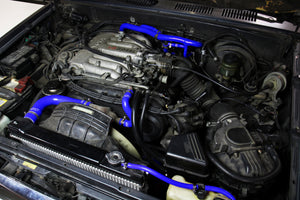 HPS Performance High Temp Reinforced Silicone Radiator and Heater Coolant Hose Kit, Blue, 57-2191-BLUE