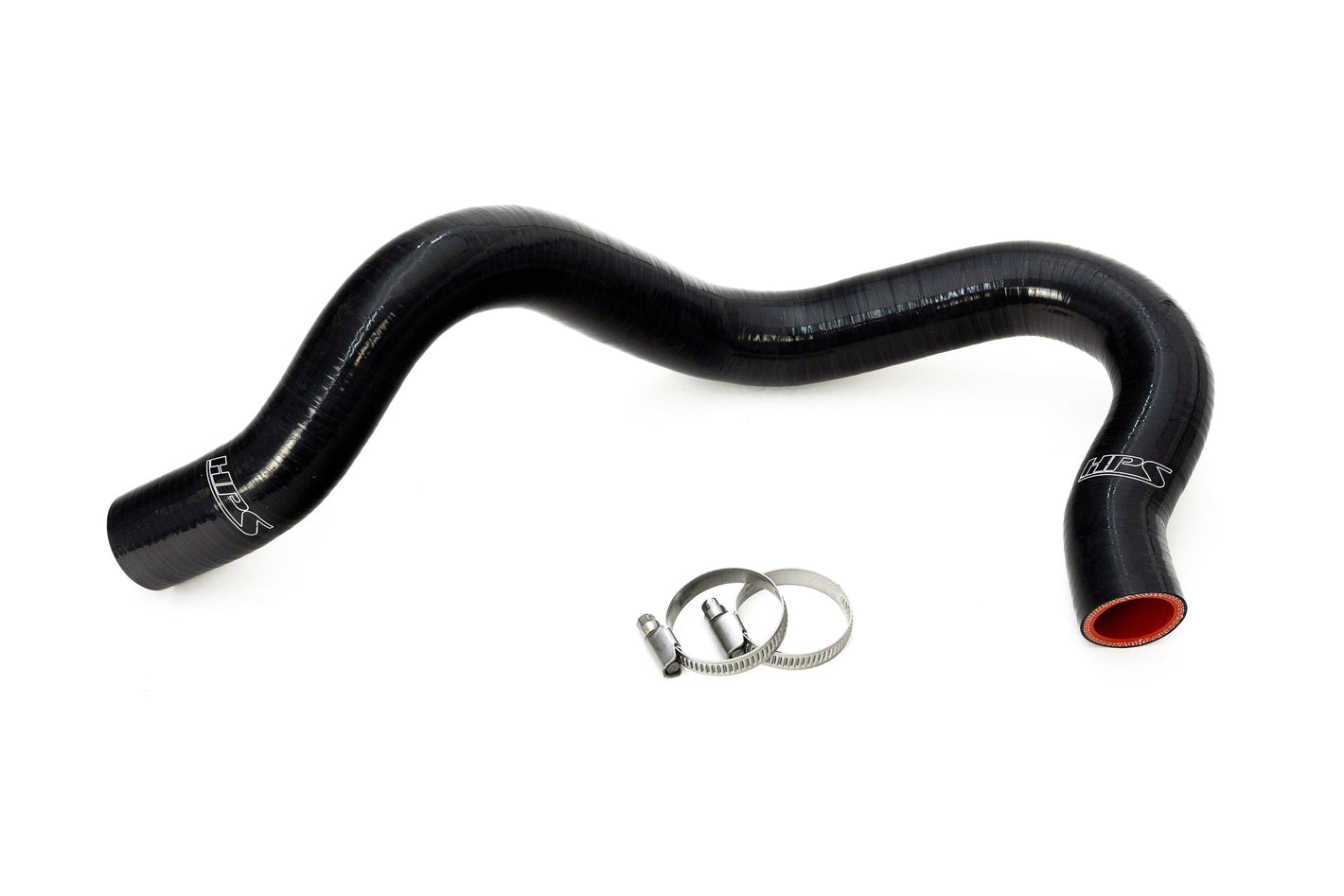 HPS Performance High Temp Reinforced Lower Silicone Radiator Hose Black 57-2201-BLK
