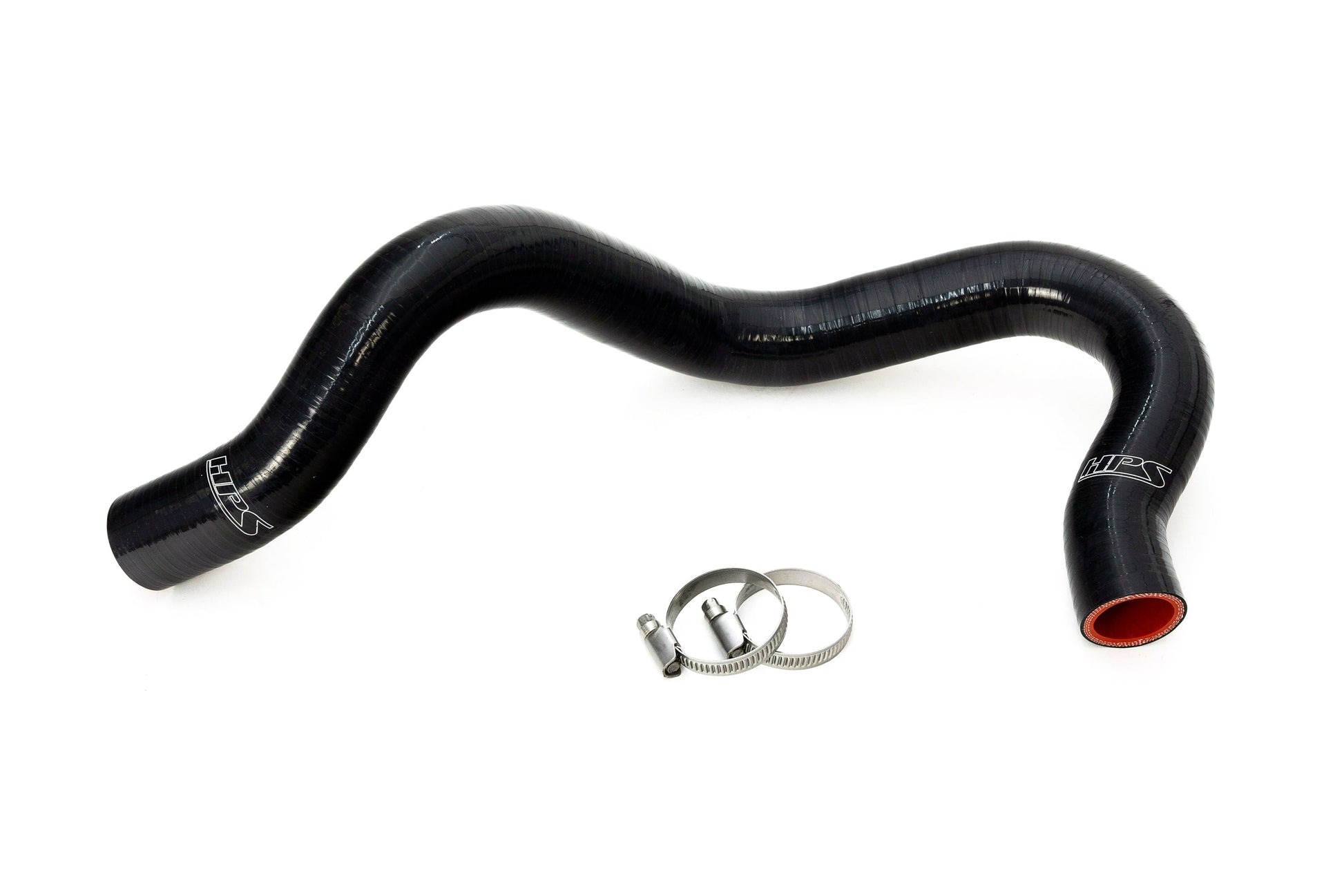 HPS Performance High Temp Reinforced Lower Silicone Radiator Hose Black 57-2201-BLK