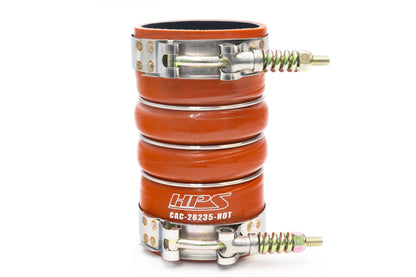 HPS Performance Ultra High Temp Aramid Reinforced Silicone Intercooler Hose Boots Kit Orange 57-2208