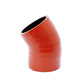 HPS Silicone Intercooler Boot Hose with Clamps, Orange, 57-2228, replace OEM part # 6C3Z-6C640-A
