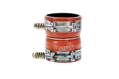 HPS Silicone Intercooler Boot Hose with Clamps Orange 57-2237 replace OEM part # 8C3Z-6N650-A 8C3Z-6W650-A