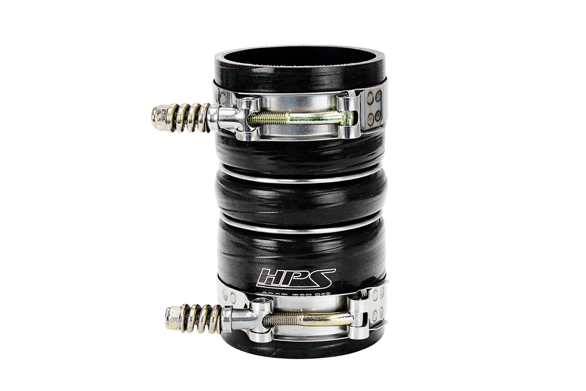 HPS Silicone Intercooler Boot Hose with Clamps Black 57-2239-BLK replace OEM part # 3C34-6C640-CA 3C34-6C640-DA