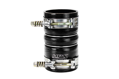 HPS Silicone Intercooler Boot Hose with Clamps Black 57-2239-BLK replace OEM part # 3C34-6C640-CA 3C34-6C640-DA