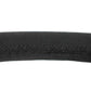 NRG Reinforced Stealth Wheel (380mm) 3 Spoke Center - 1in Deep Dish - Vegan Suede Red Stitch