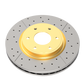 DBA 08-15 Dodge Challenger SRT-8 Front Drilled & Slotted Street Series Rotor