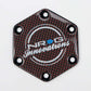 NRG Carbon Fiber w/ Red Texalium Fabrics Horn Delete Button Circular Logo Front/ Back