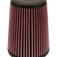 K&N Filter Universal Rubber Filter 4 inch Flange 5 3/8 inch Base 4 3/8 inch Top 7 inch Height