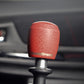 GrimmSpeed Stubby Shift Knob Stainless Steel Red - M12x1.25