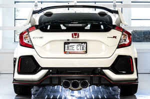AWE Tuning Touring Edition Exhaust w/Front & Mid Pipes - Chrome Silver Tips 2017-2021 Honda Civic Type-R