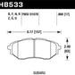 Hawk 2006-2007 Subaru B9 Tribeca Limited HPS 5.0 Front Brake Pads