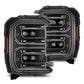 AlphaRex 23-26 Ford F-250 SD NOVA LED Proj Headlights Alpha Blk w/Activ Light/Seq Signal/Switchback