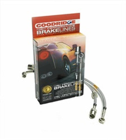 Goodridge Braided Stainless Steel Brake Lines 1989-1994 Nissan 240SX w/ Z32 Front Calipers