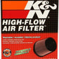 K&N Round Tapered Universal Air Filter 4in Flange ID x 5.375 Base OD x 4in Top OD x 6.5in H