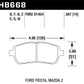 Hawk 11 Ford Fiesta S/SE/SL HPS Front Street Brake Pads
