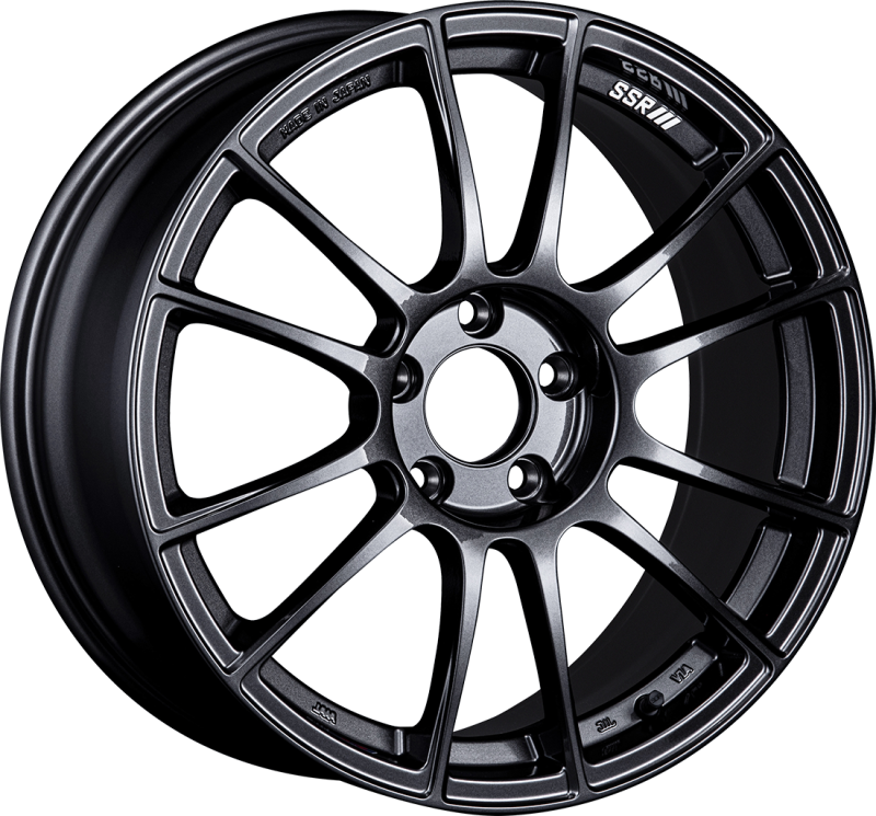 SSR GTX04 18x7.5 5x100 48mm Offset Dark Gunmetal