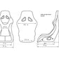 NRG FRP Fiber Glass Bucket Seat (Red) - XLarge