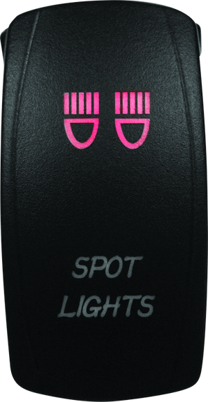 DragonFire Racing Lighted Switch Spot Light On/Off Red