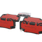 Brembo OE 15-22 Ford Mustang PRIME Ceramic Brake Pad - Rear