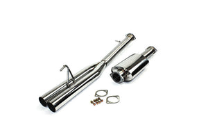 ISR Performance EP (Straight Pipes) Dual Tip Exhaust - Nissan 350Z