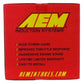 AEM 08-11 WRX/STi Wrinkle Red Cold Air Intake