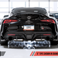 AWE 2020 Toyota Supra A90 Non-Resonated Touring Edition Exhaust - 5in Diamond Black Tips