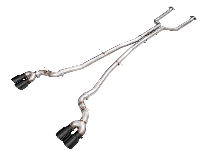 AWE BMW G90/G99 M5 Track Edition Catback Exhaust - Diamond Black Tips