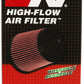 K&N Oval Air Filter - 8-7/8in L 5-1/4in W 6in H