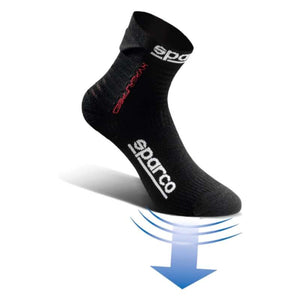 Sparco Socks Hyperspeed 44-45 Black/Blue