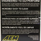 AEM DryFlow Air Filter AIR FILTER KIT 2.75in X 5in DRYFLOW- W/HOLE