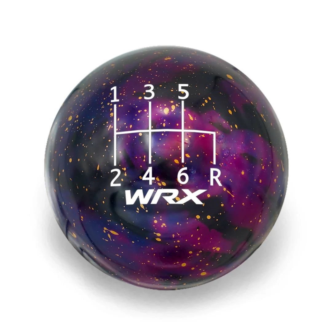 Billetworkz Cosmic Space Shift Knob - 6 Speed WRX Standard Engraving - Subaru WRX 2015-2025