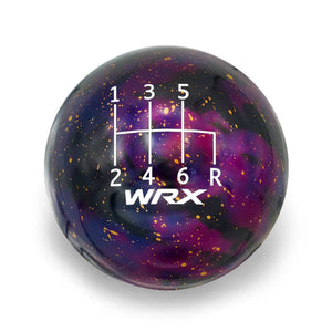Billetworkz Cosmic Space Shift Knob - 6 Speed WRX Standard Engraving - Subaru WRX 2015-2025