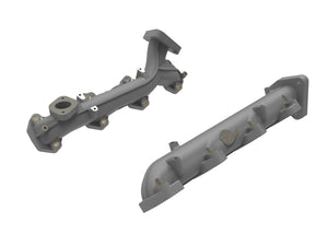 aFe BladeRunner Ported Ductile Iron Exhaust Manifold Ford Diesel Trucks 15-19 V8-6.7L (td)