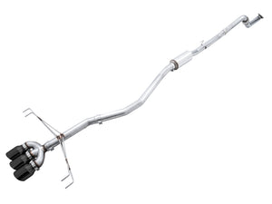 AWE Tuning Track Edition Exhaust w/Front Pipe & Triple Diamond Black Tips 2017-2021 Honda Civic Type-R