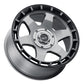 Weld Off-Road Ridge 20x9 - 8x170 BP - ET0 - 125.1mm CB - Satin Gunmetal Wheel (Black Ring)