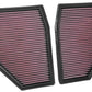 K&N 18-19 BMW M5 V8 4.4L F/I Turbo Replacement Air Filter (Two Per Box)