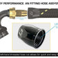 GReddy AN04 60 DEGREE HOSE END SWIVEL BLACK/GOLD ANODIZED
