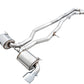 AWE 2020 Toyota Supra A90 Non-Resonated Touring Edition Exhaust - 5in Chrome Silver Tips