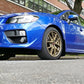 Rally Armor 15-21 Subaru WRX/STI Blue UR Mud Flap w/White Logo