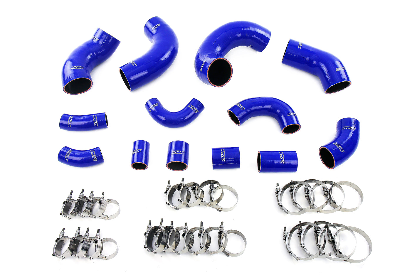 HPS Blue Silicone Intercooler Hose Kit Nissan 1995-1998 Skyline GT-R R33 RB26DETT