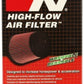 K&N Replacement Unique Oval Tapered Air Filter for Porsche 13-14 Boxster/2014 Cayman 2.7L/3.4L H6