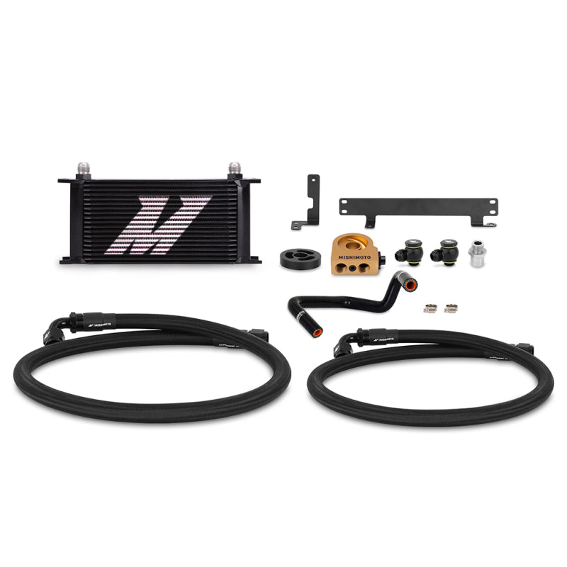 Mishimoto Black Thermostatic Oil Cooler Kit  2022-2023 WRX