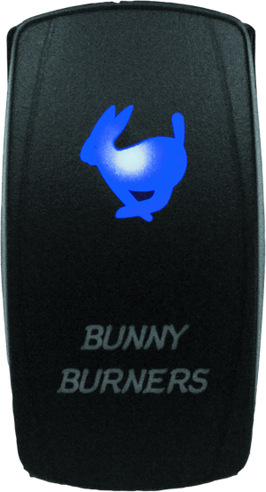 DragonFire Racing Lighted Switch Bunny Burner On/Off Blue