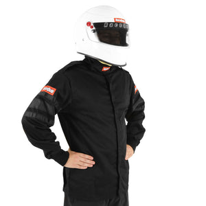 RaceQuip Black SFI-1 1-L Jacket - 5XL
