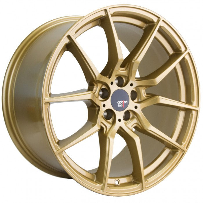 Option Lab Wheels R716 18x9.5 35 5x114 Top Secret Gold