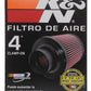 K&N Universal Air Filter (4in. Flange / 6in. Base OD / 4-5/8in. Top OD / 6in. Height)